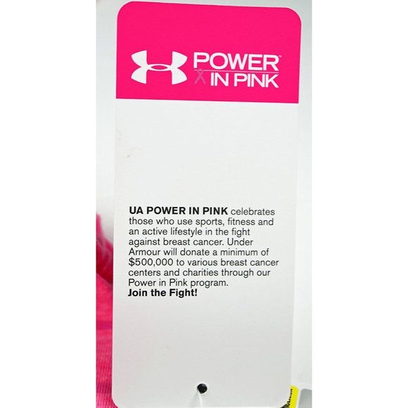 NEW Women's Small UNDER ARMOUR Power in Pink Hero Sleeveless Tank Top Shirt - Picture 4 of 4